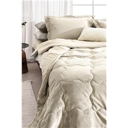 Kaira Tek Kişilik Comforter Set - Bej