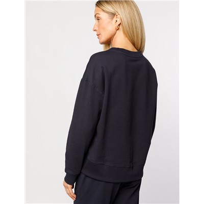 Джемпер из тонкого премиального футера с эластаном