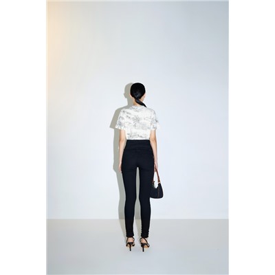 Camiseta Blanco y gris