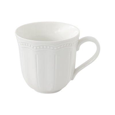 Кружка, 350 мл, фарфор P, белая, Elite White, 62144