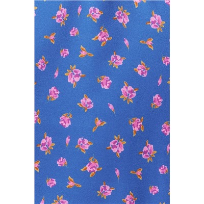 Çok Renkli Çiçekli Mini Dokuma Elbise TBBSS23AH00253