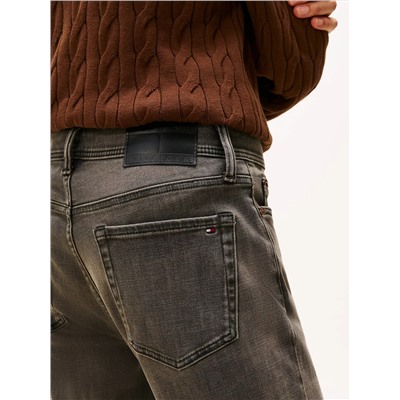 Garment Washed Slim Jean