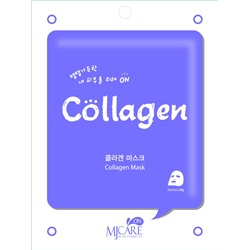 MJCARE ON COLLAGEN MASK Тканевая маска для лица с коллагеном 22г