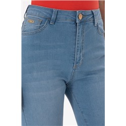 Kadın Açık Mavi Skinny High Waist Fit Jean Pantolon