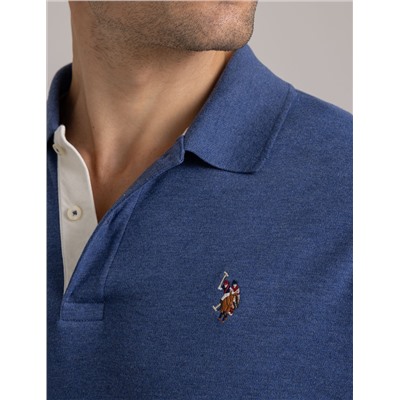 MULTI COLOR LOGO INTERLOCK POLO SHIRT