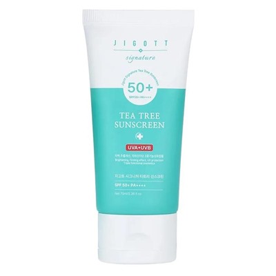 JIGOTT Signature Tea Tree Sunscreen Солнцезащитный крем с экстрактом чайного дерева 70мл