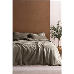 Songe King Size %100 Pamuk Chambre Nevresim Takımı - Vizon