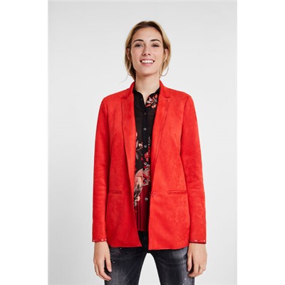 Blazer slim costuras