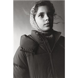 KIDS/ TEXTURED KNIT BALACLAVA