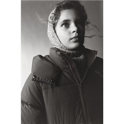 KIDS/ TEXTURED KNIT BALACLAVA