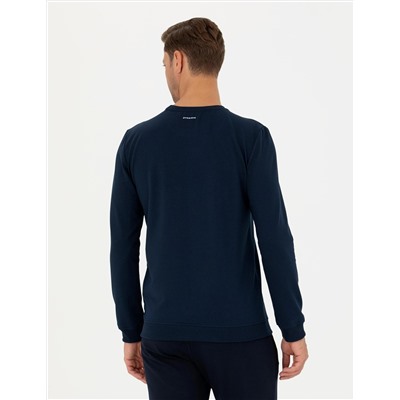 Lacivert Regular Fit Sweatshirt