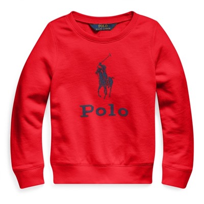 GIRLS 2-6X Big Pony French Terry Pullover