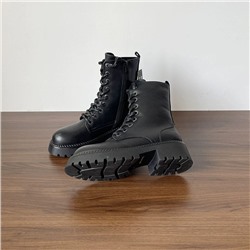 Женские кожаные ботинки Sa*n Marin*a на толстой подошве, экспорт