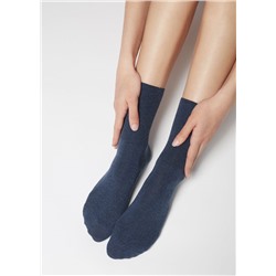 Kurze Socken aus Baumwolle und Kaschmir