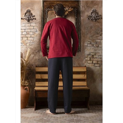 SUDE HOME WEAR Standart Kalıp Erkek Pijama Takımı, ERCAN                                            
                                            Standart Kalıp Erkek Pijama Takımı