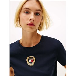 Embroidered Laurel Leaf Logo T-Shirt