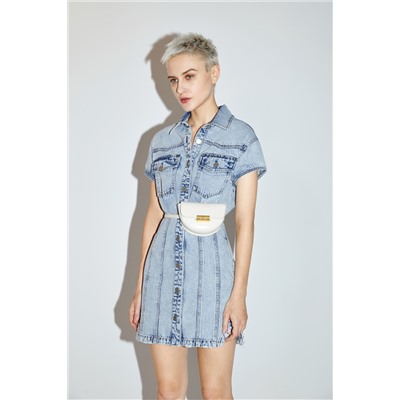 Vestido camisero Azul claro