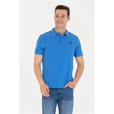 Erkek Saks Basic Polo Yaka Tişört
