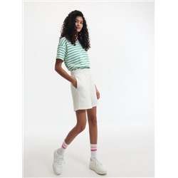 Shorts aus Sweatjersey