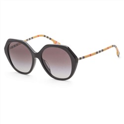 Burberry Women's Black Irregular Sunglasses