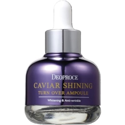 DEOPROCE CAVIAR SHINING TURN OVER AMPOULE Сыворотка для лица с экстрактом икры 30мл