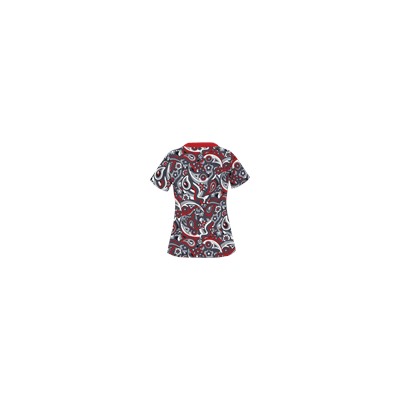 UA Paisley Showers Granite Print Scrub Top