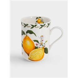Кружка, 300 мл, фарфор F, белая, Лимон, Orchard Fruits