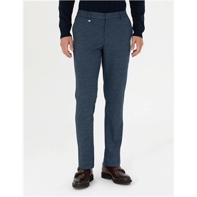 Lacivert Ekstra Slim Fit Kumaş Pantolon