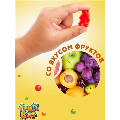 Жев. мармелад Frutibos 500 г "Мишки" со вкусом фруктов 1/8, шт