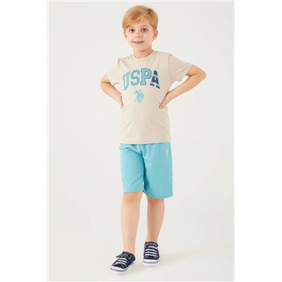 Erkek Çocuk Krem Pijama Takımı