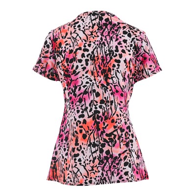 Dickies Xtreme Stretch Scrubs Wild Fur You Print Top