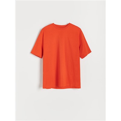 T-Shirt aus dickem Baumwollstoff