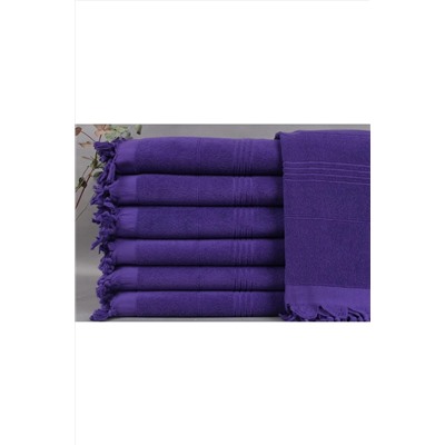 Kayra Export, Peştemal Mor Hediye Peştemal 90x180 Cm Pamuk Peştemal Sarong Peştemal Tatil Peştemal