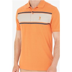 Erkek Kiremit Polo Yaka Tişört