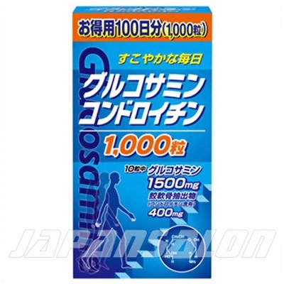 UFU Glucosamine Chondroitin Глюкозамин Хондроитин на 100 дней 1000 таблеток