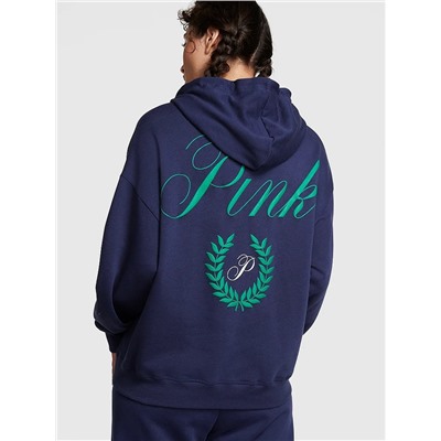 PINK IVY FLEECE FULL-ZIP HOODIE