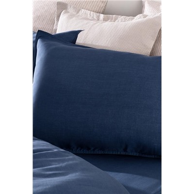 Loire Tek Kişilik Tencel Nevresim Takımı ( TENCEL™ ) - Lacivert