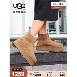 Зимние ботинки на толстой подошве   UG*G Chelse*a