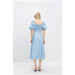 Vestido recto Azul
