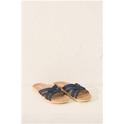 Sandalias tiras efecto rafia