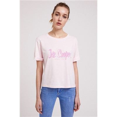 Lee Cooper Kadın Fallon O Yaka T-Shirt A.Pembe 202 LCF 242021