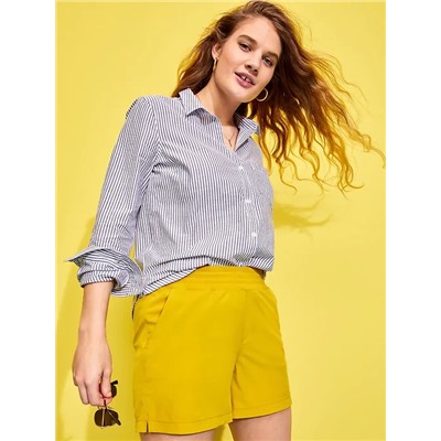 High-Waisted StretchTech Performance Shorts for Women -- 3.5-inch inseam