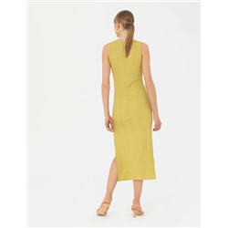 Yeşil Slim Fit Örme Elbise