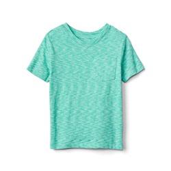 Футболка V-neck pocket slub tee
