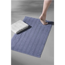 COTTONMANIA, Taffeta X Bathmat Sky - Ekstra Yumusak, Modern %100 Pamuk 50x75cm. Ayak Havlusu / Banyo Paspas Seti