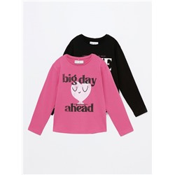 PACK OF 2 PRINTED T-SHIRTS