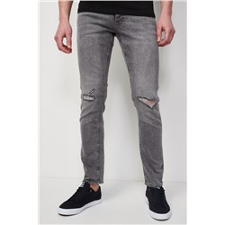 Vaquero slim fit Gris claro