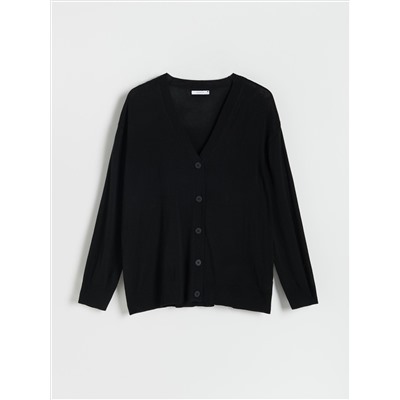 Leichte Strickjacke aus Viskosemischung