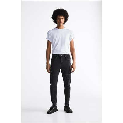 JEANS CARGO CREMALLERA