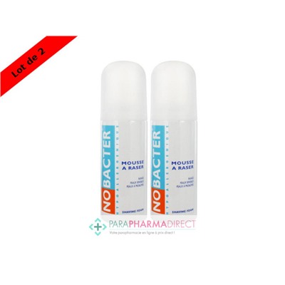Nobacter Mousse à Raser 2x150mlLot  × 2